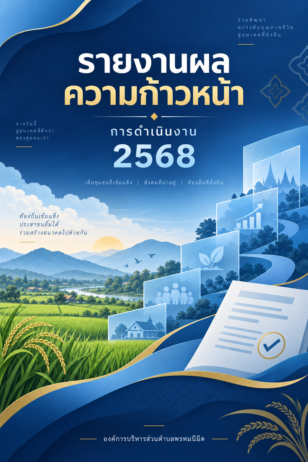 รายงานผลความก้าวหน้าในการดำเนินงาน ประจำปีงบประมาณ 2568