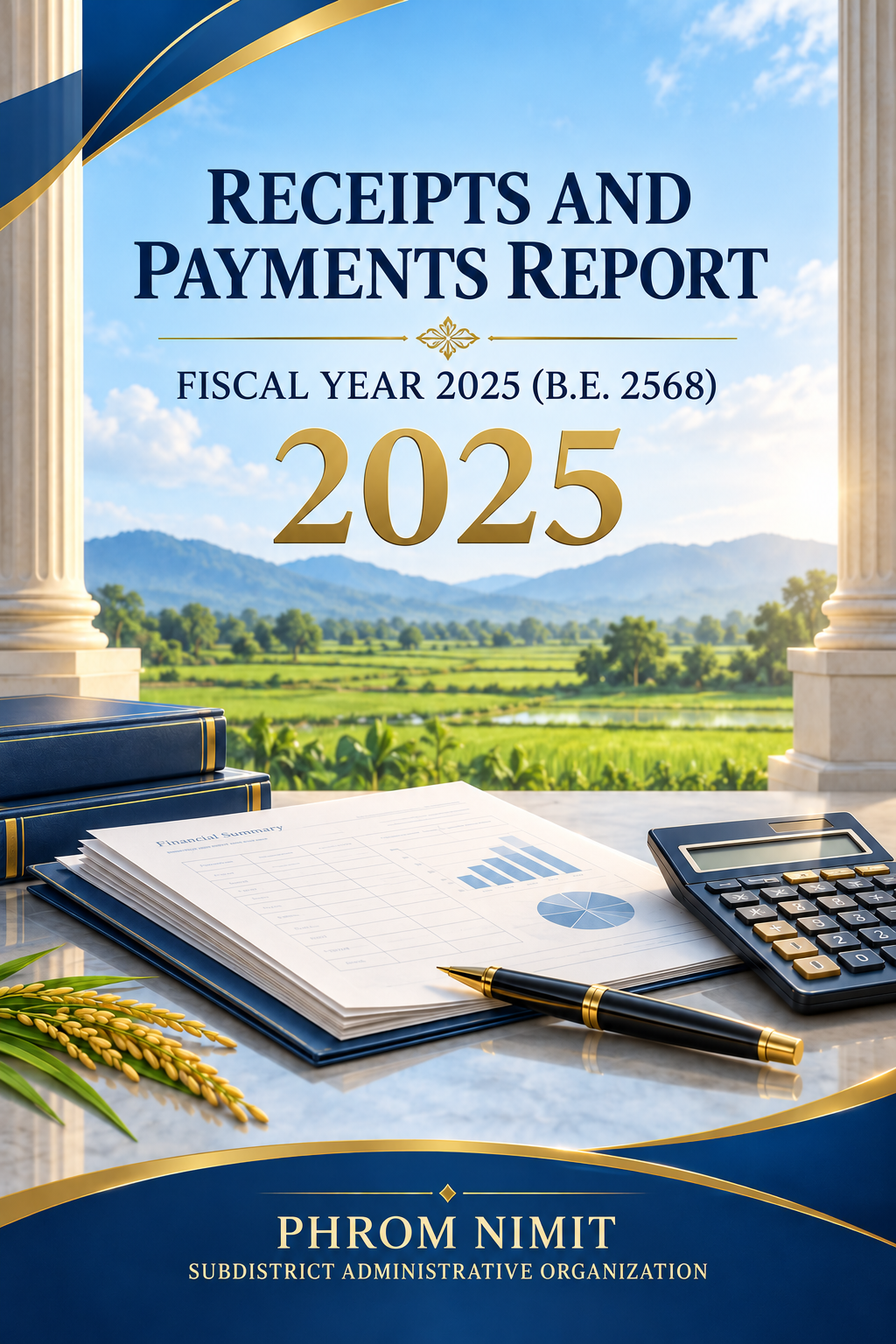 รายงานการรับ-จ่ายเงิน ประจำปีงบประมาณ พ.ศ.2568